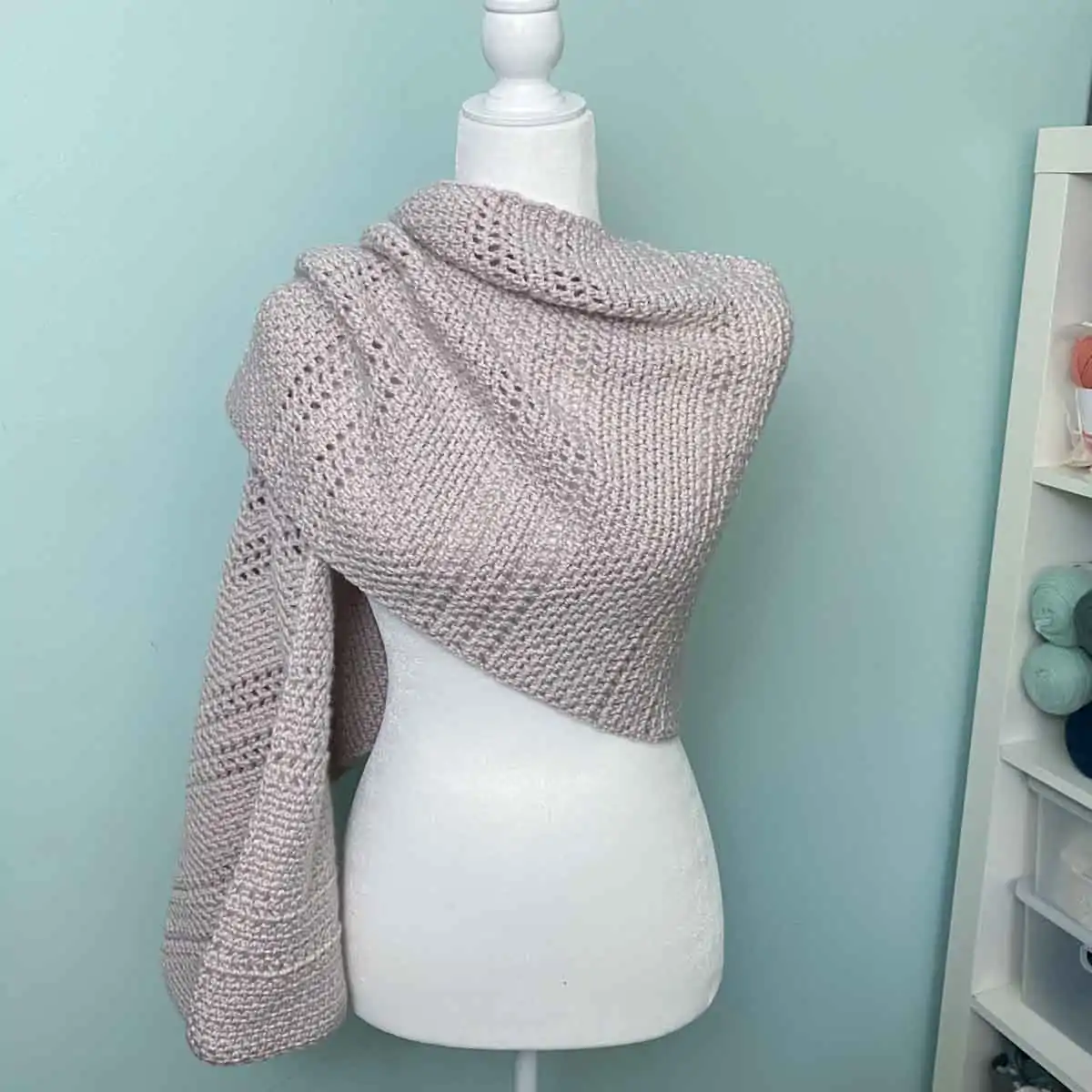 Rectangular Crochet Shawl – Free Pattern