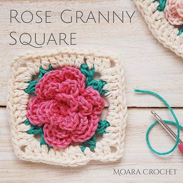 Rose Granny Square