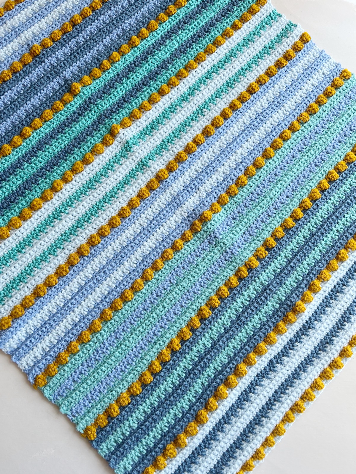 Bobble Stitch Crochet Blanket Pattern Free