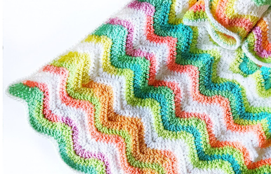 Rainbow Crochet Blanket