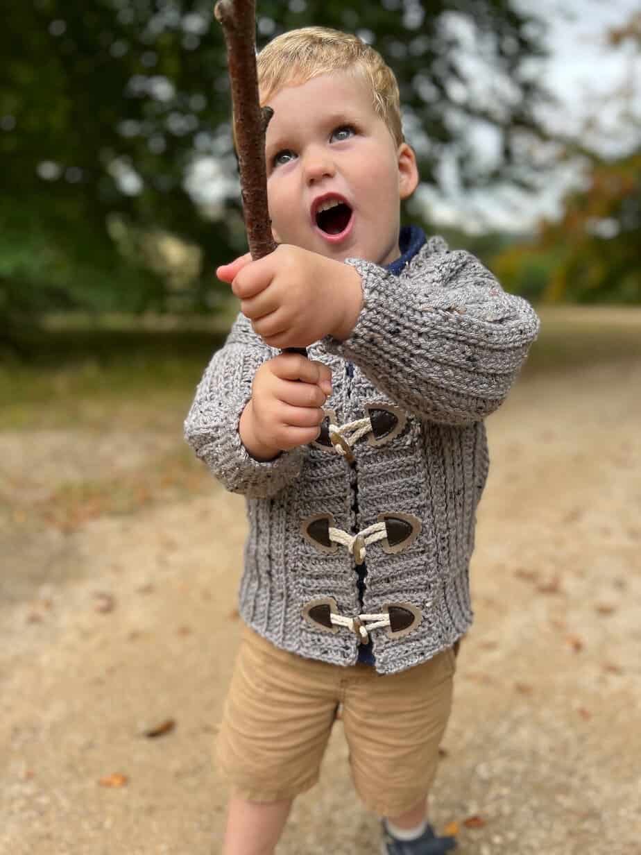 Child Crochet Cardigan Pattern (Baby To 10 Years)