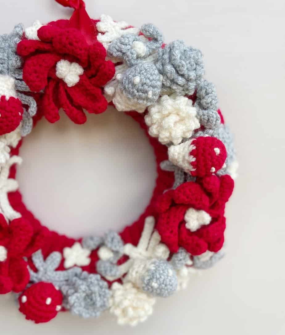Christmas Crochet Wreath