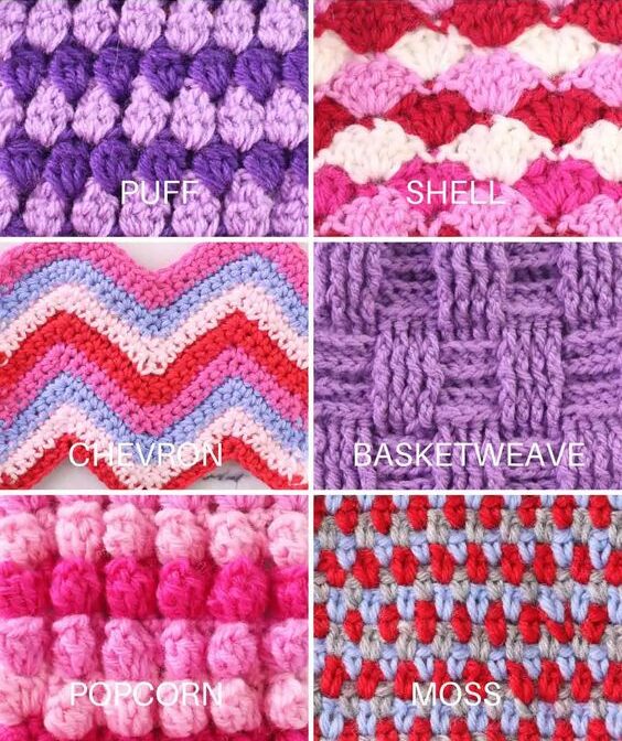 29+ Amazing Easy Crochet Stitches to Learn