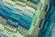 Woven Lines Chunky Throw