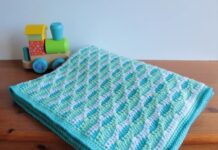 Sea Ripple Crochet Baby Blanket Sea Ripple Crochet Baby Blanket