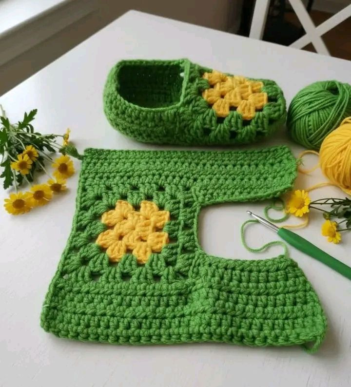 Crochet Slipper